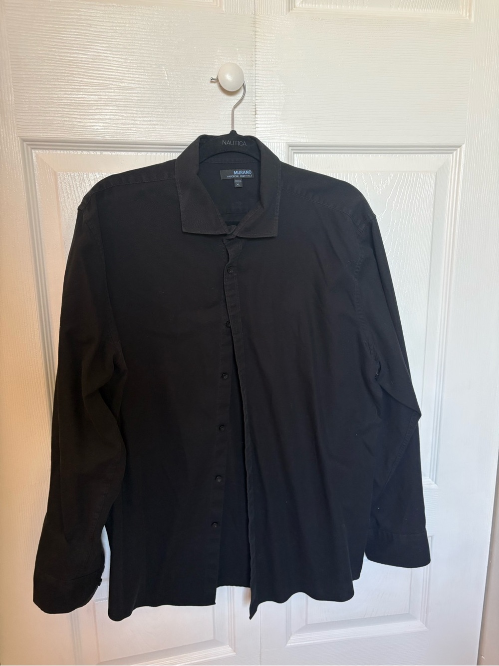 Murano Black Long-Sleeve Dress Shirt